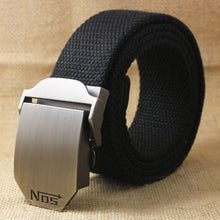 Load image into Gallery viewer, Best YBT Unisex tactical belt Top quality 4 mm thick 3.8 cm wide casual canvas belt Outdoor Alloy Automatic buckle men Belt