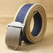 Load image into Gallery viewer, Best YBT Unisex tactical belt Top quality 4 mm thick 3.8 cm wide casual canvas belt Outdoor Alloy Automatic buckle men Belt