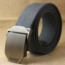 Load image into Gallery viewer, Best YBT Unisex tactical belt Top quality 4 mm thick 3.8 cm wide casual canvas belt Outdoor Alloy Automatic buckle men Belt